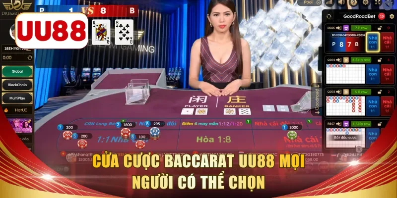 Cửa cược baccarat UU88 mọi người có thể chọn