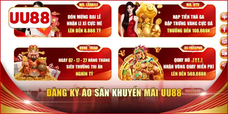 Đăng ký ảo săn khuyến mãi UU88