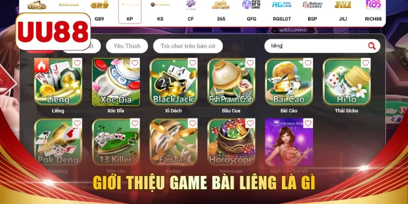 Giới thiệu game bài Liêng là gì